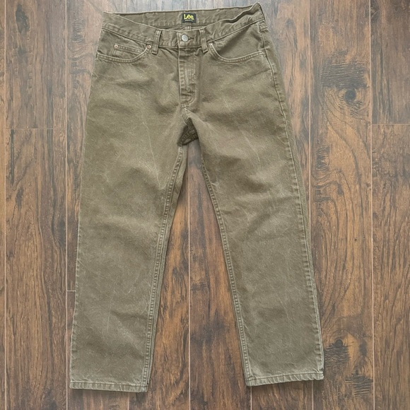 Lee Regular Fit Brown Denim Jeans - Picture 1 of 7